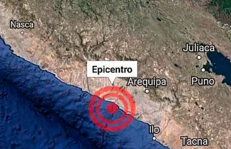 Temblor en Arequipa este 18 de agosto.