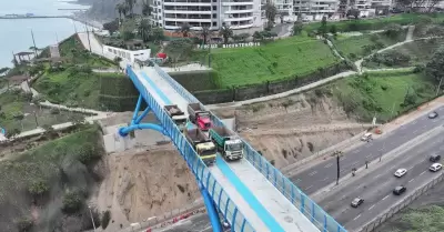 Puente corredor turstico Miraflores - Barranco ser inaugurado este 20 de agost
