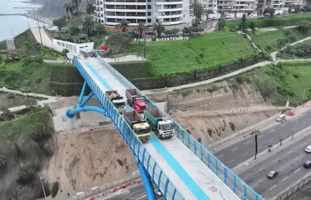 Puente corredor turstico Miraflores - Barranco ser inaugurado este 20 de agost