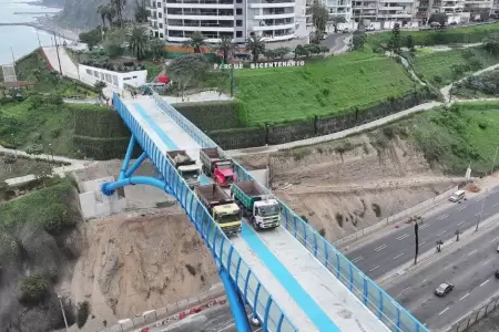 Puente corredor turstico Miraflores - Barranco ser inaugurado este 20 de agost