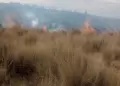 Incendio forestal en Pasco: Controlan emergencia reportada en el distrito de Vilcabamba