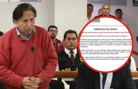 El exmandatario se quiebra por su estado de salud. INPE lo desmiente.