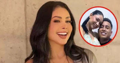 Pamela Franco descarta distanciamiento con Cueva.