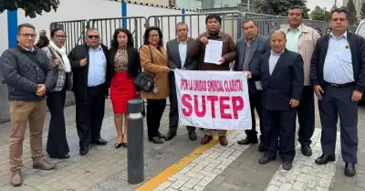 SUTEP anuncia nueva movilizacin para este 20 de agosto.