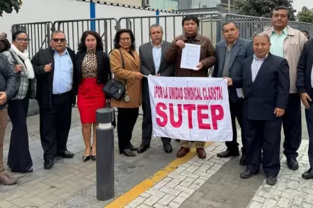 SUTEP anuncia nueva movilizacin para este 20 de agosto.