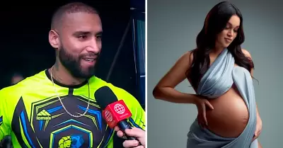 Jota Benz responde si Angie Arizaga est embarazada o no.