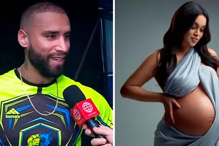 Jota Benz responde si Angie Arizaga est embarazada o no.