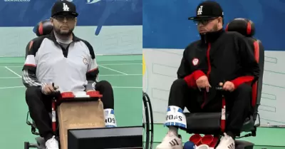Peruano de oro: Deportista Csar Quispe fue campen en la Copa del Mundo de Bocc