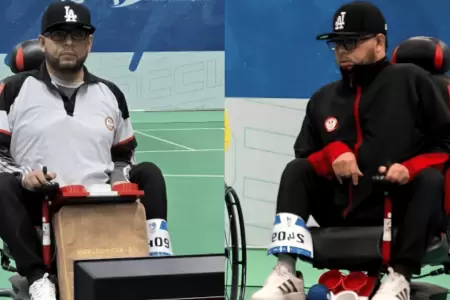 Peruano de oro: Deportista Csar Quispe fue campen en la Copa del Mundo de Bocc