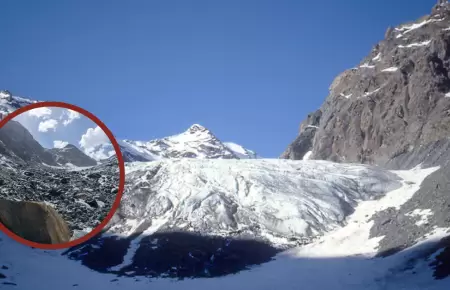 Glaciar Ventina se desvanece.