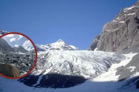 Glaciar Ventina se desvanece.