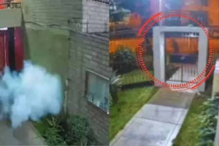 Delincuentes detonan explosivo en condominio en Cercado de Lima