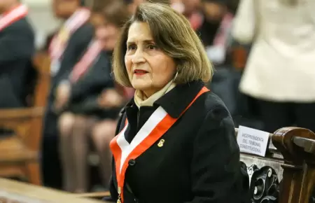 Luz Pacheco, presidenta del TC.