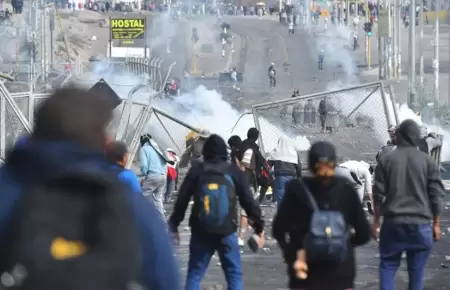 Marcha contra nueva Ley de Amnista.