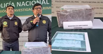 Incautan casi 10 kilos de anfetaminas en Tacna