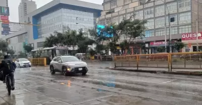 Senamhi prev lloviznas para la costa del 22 al 25 de agosto.