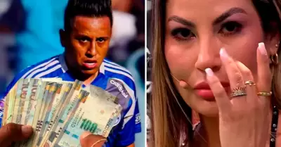 Pamela Lpez sobre pensin de S/12 mil de Christian Cueva a sus hijos.