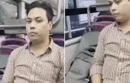 Joven paga doble pasaje para ocupar dos asientos en bus y fue regaado por no ceder el lugar
