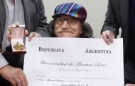 Charly Garca es declarado Doctor Honoris Causa por la UBA: "Desde ahora pasar a llamarme Doctor Charly Garca"
