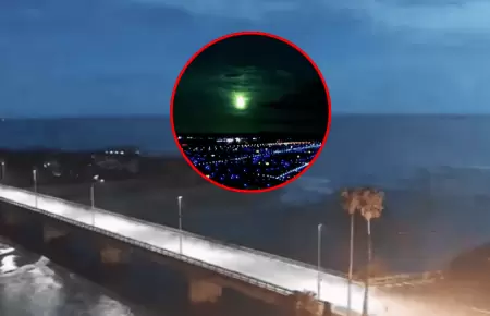 Impresionante bola de fuego ilumin cielo en Japn: As fue el fenmeno que sorp
