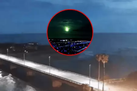 Impresionante bola de fuego ilumin cielo en Japn: As fue el fenmeno que sorp