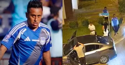 Christian Cueva habra estado en fiesta con jugadores de Emelec.