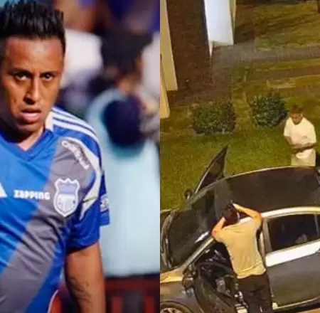 Christian Cueva habra estado en fiesta con jugadores de Emelec.