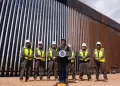 EE.UU. pinta de negro muro fronterizo con Mxico para disuadir a ilegales durante altas temperaturas