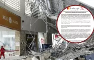Indecopi sanciona a Real Plaza Trujillo: Multa por ms de medio milln de soles por no acatar medidas tras cada de techo