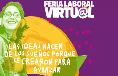 Afiche de la Feria Laboral Virtual 2025.