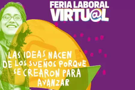 Afiche de la Feria Laboral Virtual 2025.