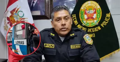 PNP informa impacto del paro de transportes