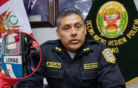 PNP informa impacto del paro de transportes