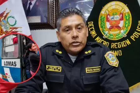 PNP informa impacto del paro de transportes