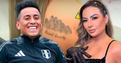 Pamela Lpez borra su tatuaje que la una a Christian Cueva.