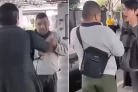 Mujer enfrenta de manera agresiva a invidente