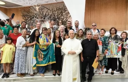 Delegacin chiclayana fue recibida por el Papa Len XIV