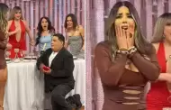 Alfredo Benavides sorprende a Gabriela Serpa con romntica 'pedida de mano' en 'JB en ATV'