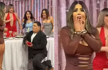Alfredo Benavides propone matrimonio a Gabriela Serpa