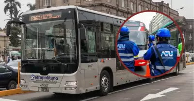 ATU informa que unidades de transporte circulan con normalidad