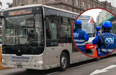 ATU informa que unidades de transporte circulan con normalidad