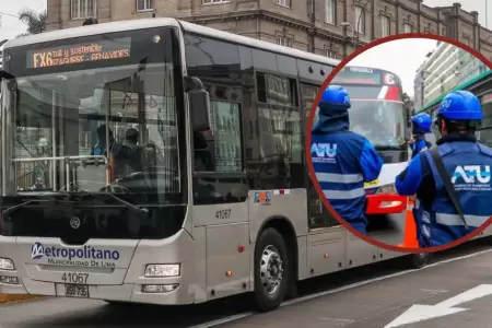 ATU informa que unidades de transporte circulan con normalidad