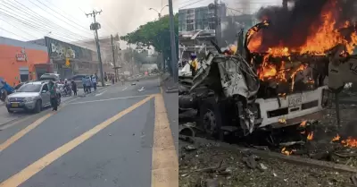 Explosión cerca de base área en Cali.