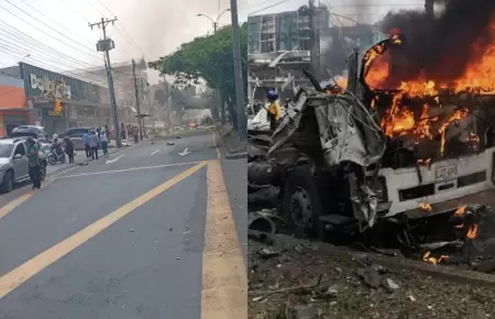 Explosin cerca de base rea en Cali.