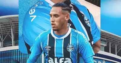 Erick Noriega fue presentado como jugador de Gremio.