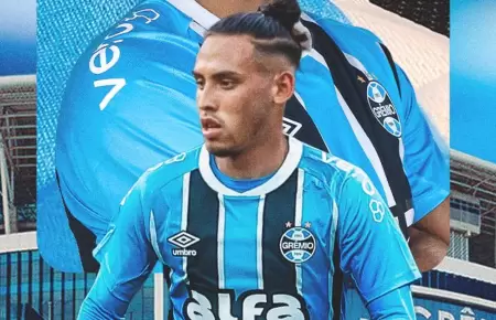 Erick Noriega fue presentado como jugador de Gremio.