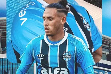 Erick Noriega fue presentado como jugador de Gremio.