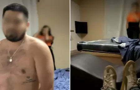 Mujer encuentra a su esposo con otra mujer en hotel