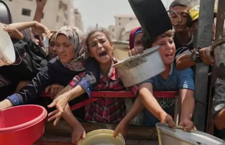 Hambruna en Gaza