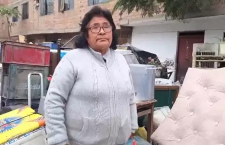 Mujer es desalojada de su vivienda tras sacar prstamo a su vecina.